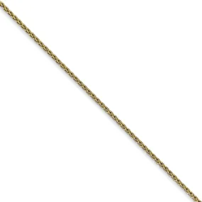 1.2mm 10k Yellow Gold Parisian Wheat Chain Necklace