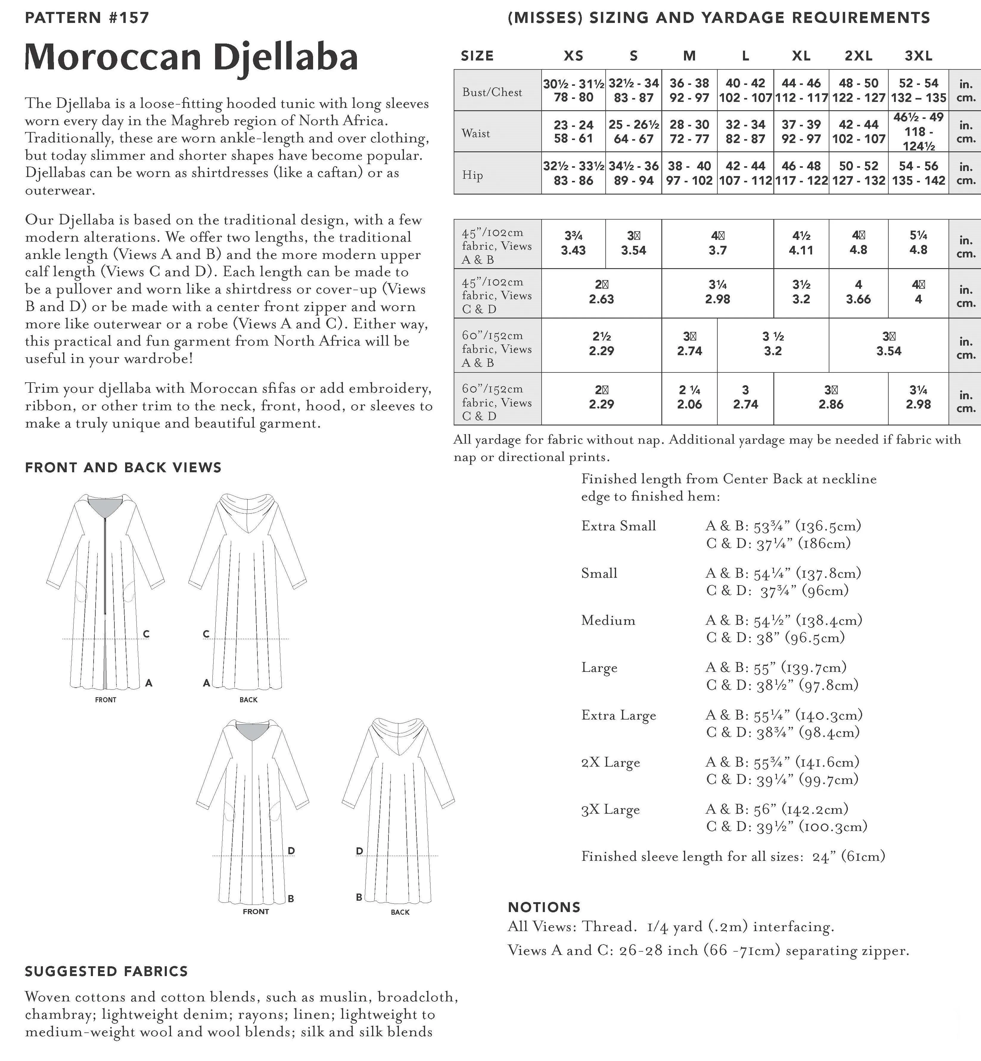 157 Moroccan Djellaba