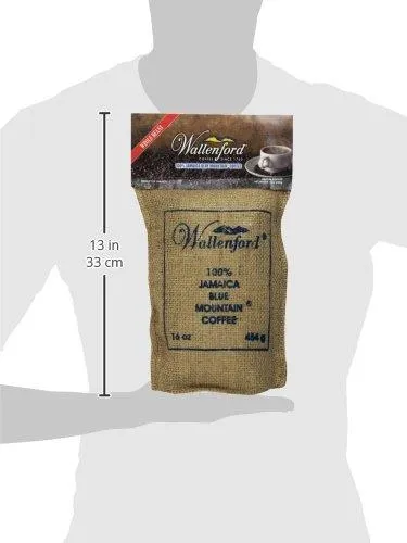 16oz (1lb) Roasted Whole Bean 100% Jamaica Blue Mountain Coffee