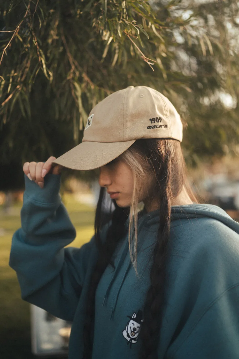 1909 AHN JUNG GEUN FLAG DAD HAT (KHAKI)