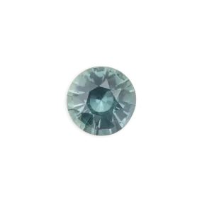 2.6ct Round Cut Light Blue Unheated Madagascar Sapphire SR221