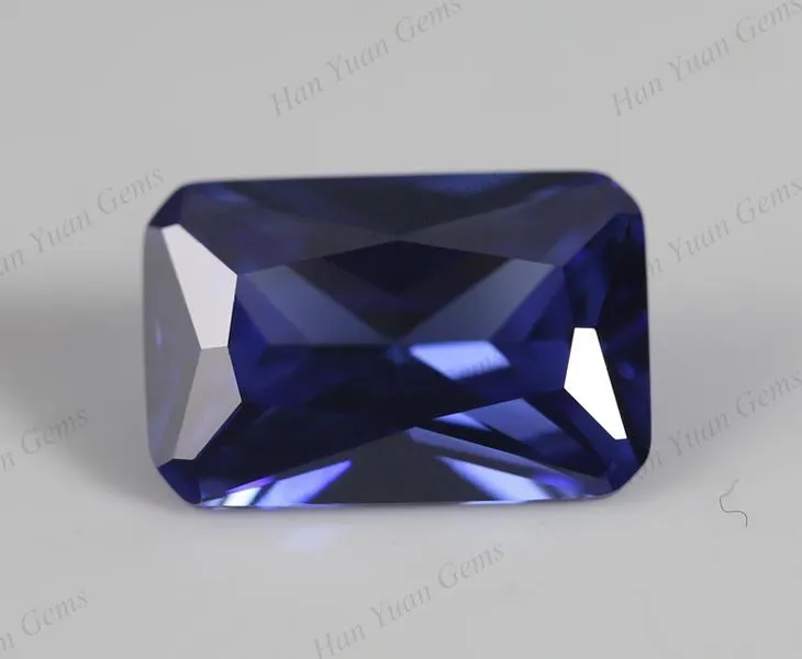 3x5MM OCTAGON  LAB TANZANITE  LOOSE GEMSTONE