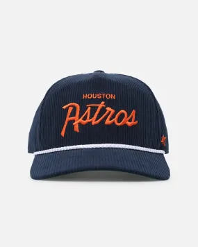 47 Brand Houston Astros 'MLB Opening Day' Corduroy Crossrope Hitch Snapback Navy