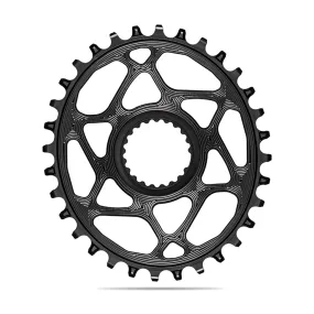 Absolute Black Oval MTB Chainring - 1X Shimano Direct Mount - HG  12 Speed