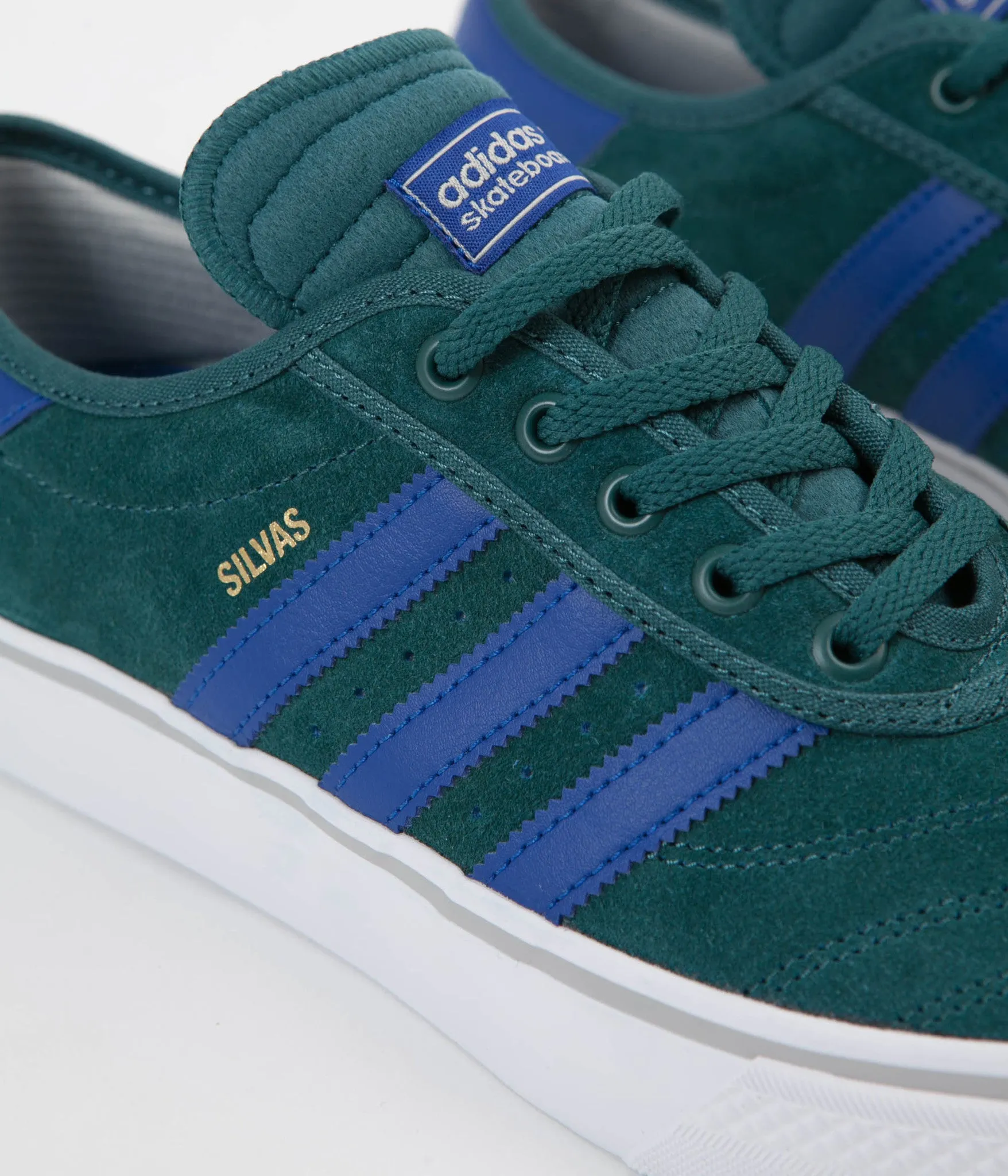 Adidas Adi-Ease Miles Silvas Premiere Adv Shoes - Tech Green / Collegiate Royal / White