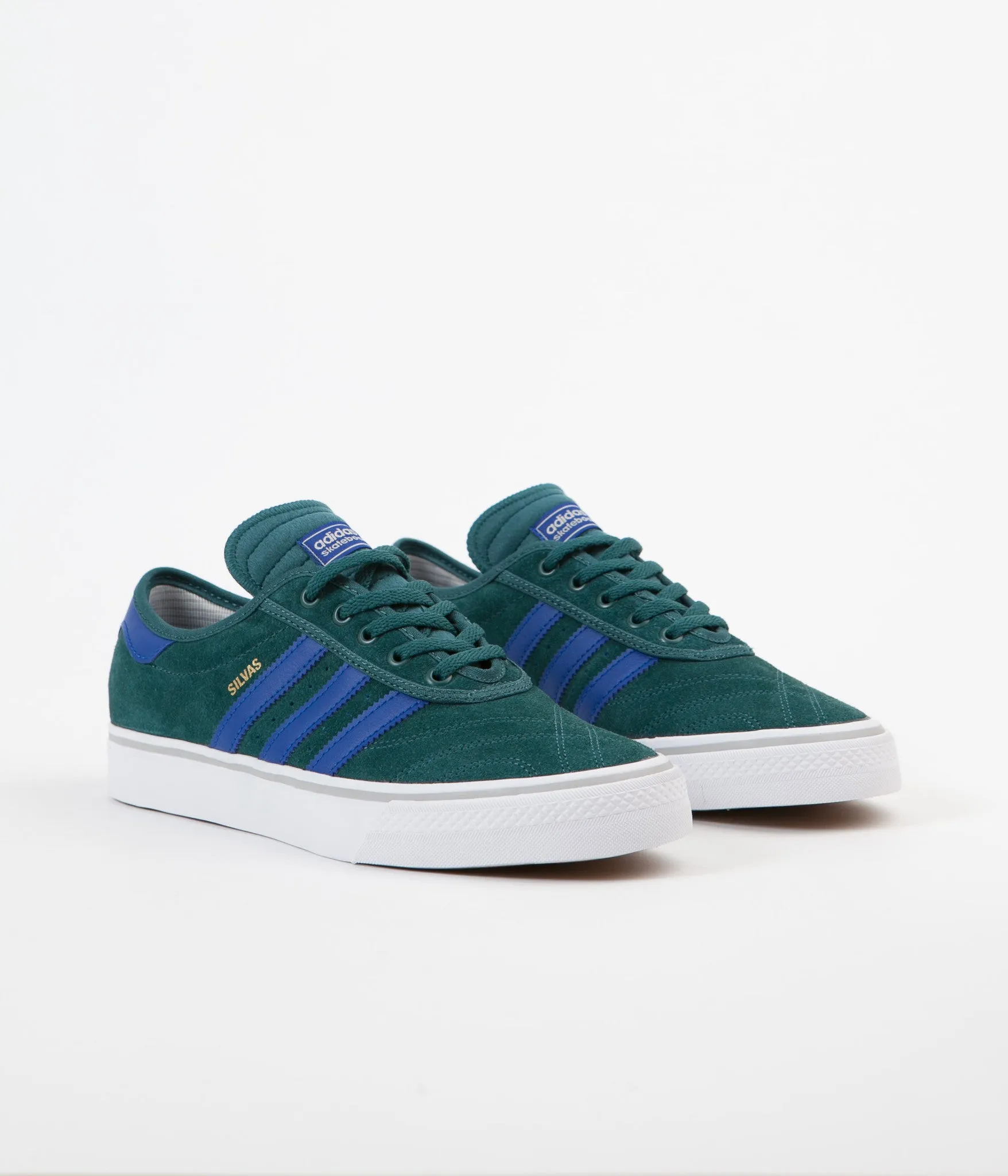 Adidas Adi-Ease Miles Silvas Premiere Adv Shoes - Tech Green / Collegiate Royal / White