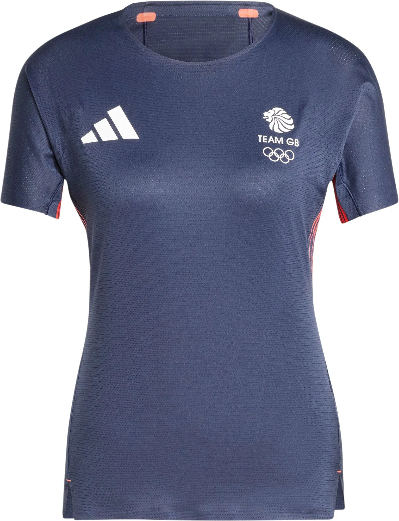 adidas Adizero Team GB Short Sleeve Womens Running Top - Blue