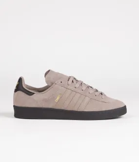 Adidas Campus Adv Shoes - Chalky Brown / Chalky Brown / Gold Metallic