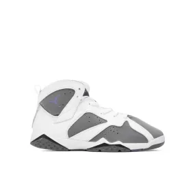 Air Jordan 7 Retro (PS) "Flint" - White/Varsity Purple