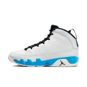 AIR JORDAN 9 RETRO - SUMMIT WHITE/BLACK-DK POWDER BLUE