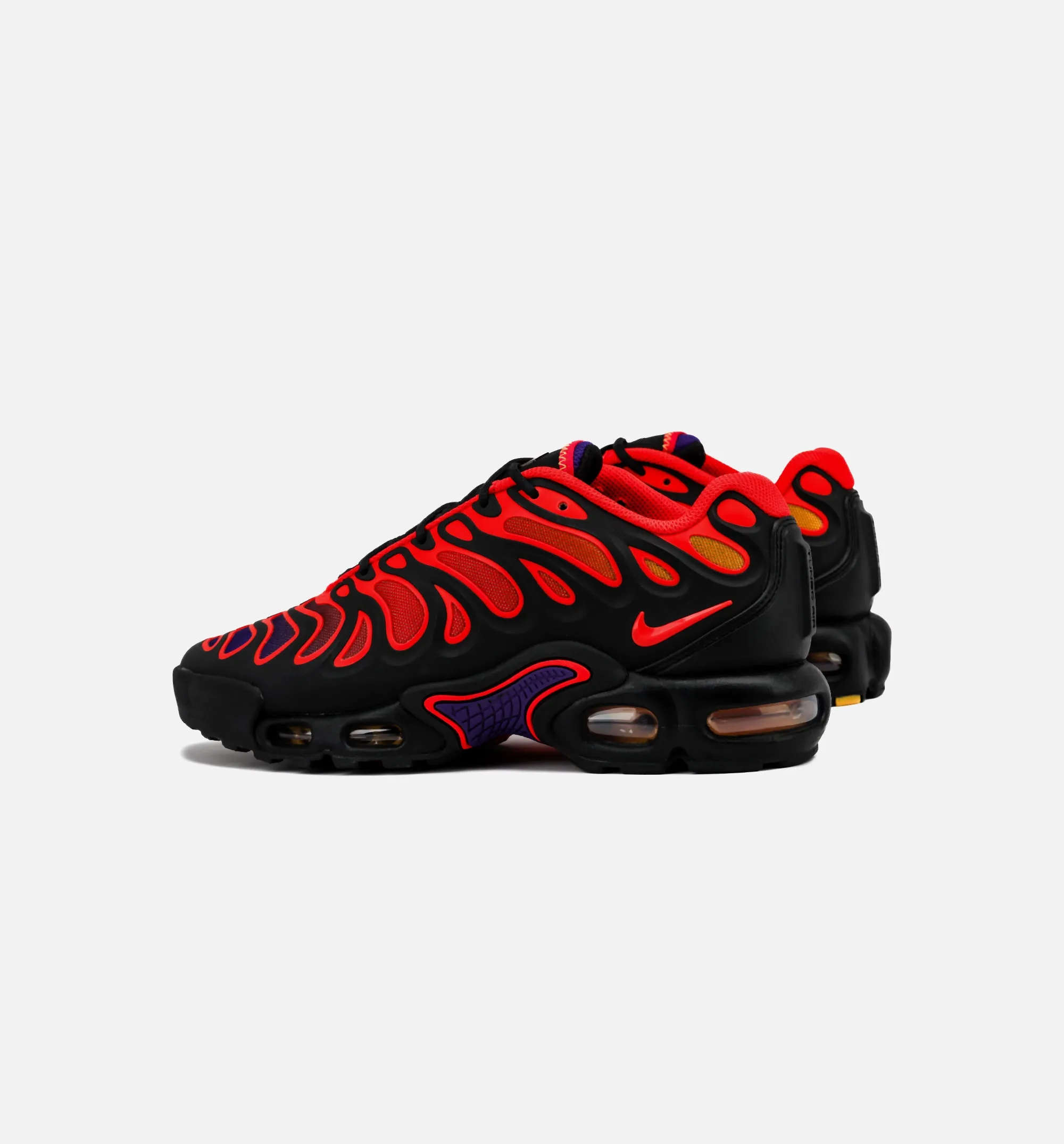 Air Max Plus Drift Mens Lifestyle Shoe - Black/Field Purple/Laser Orange/Bright Crimson