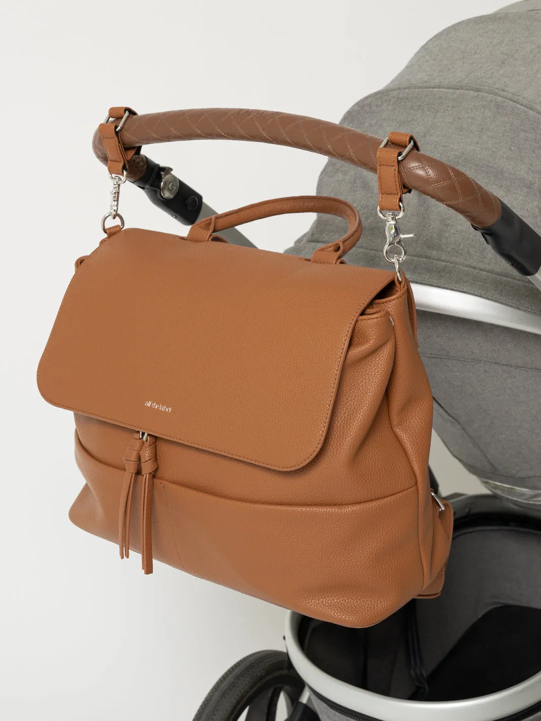 Alf the Label Vegan Pram Straps - Toffee