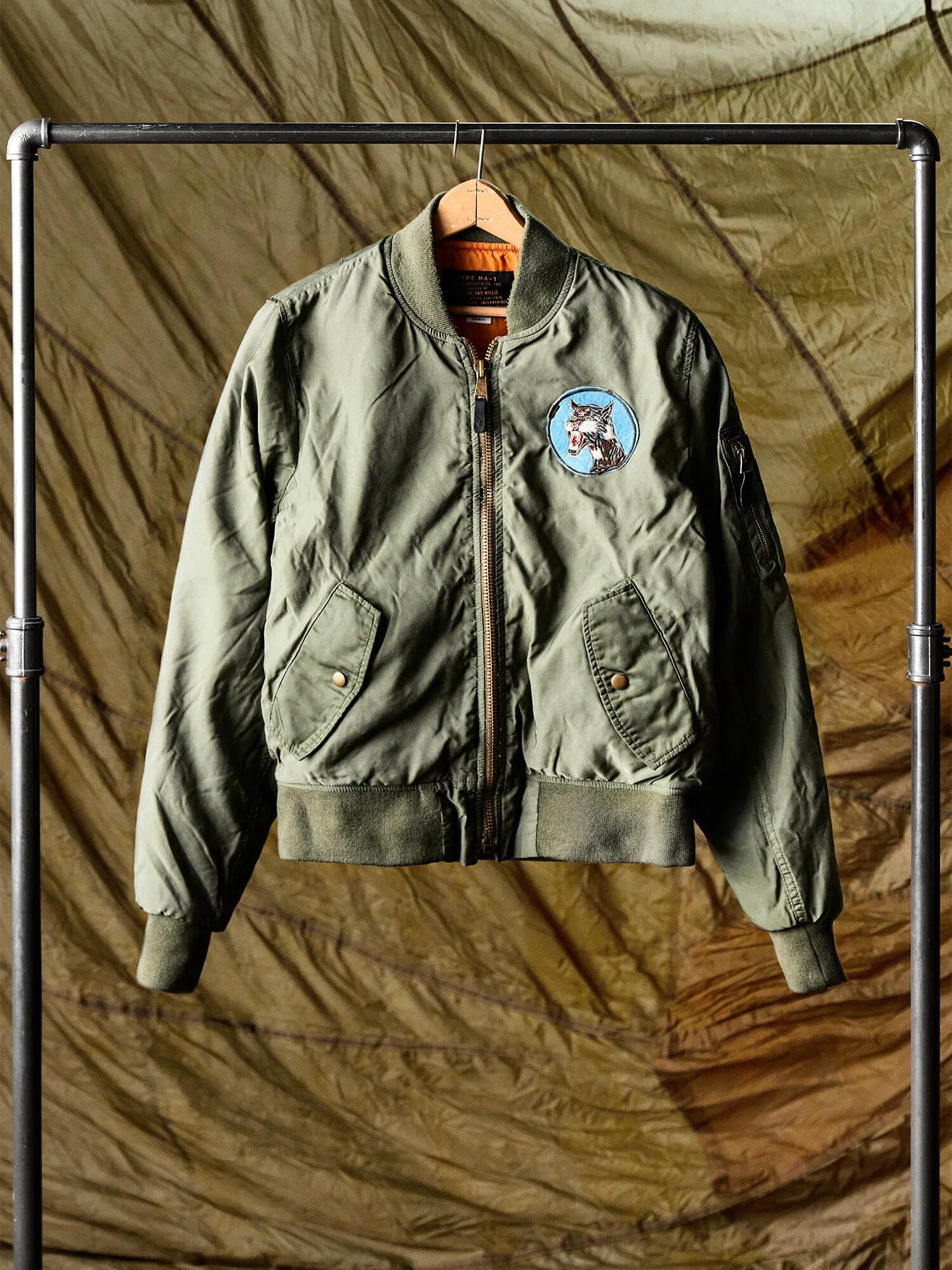 ALPHA X IMOGENE MA-1 BOMBER JACKET