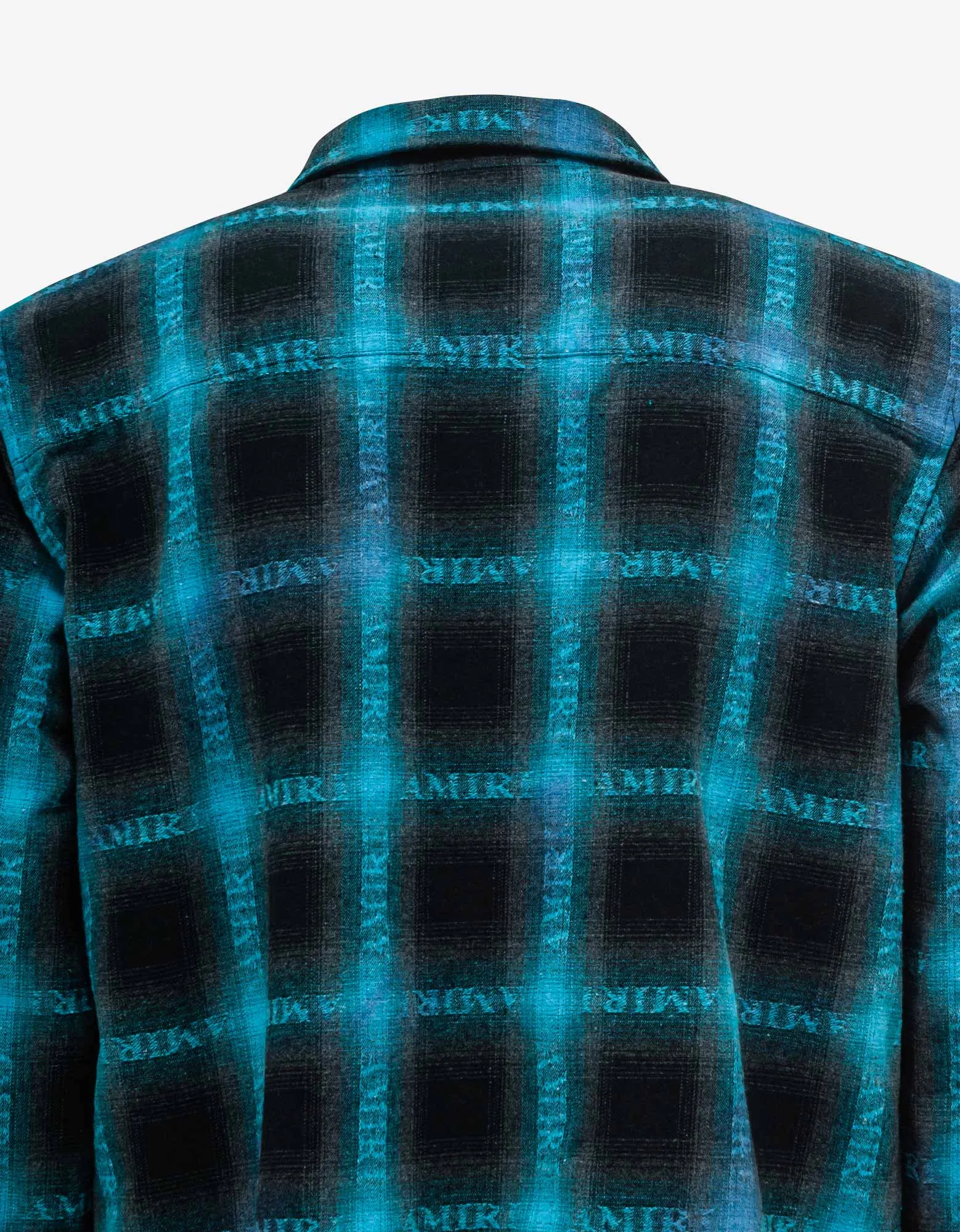 Amiri Blue Plaid Shirt