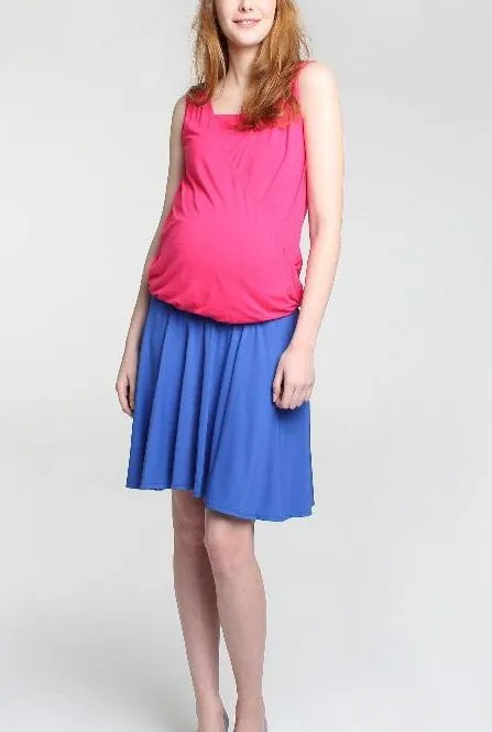 Anastasia Full Maternity Skirt Iris