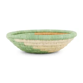 Apricot & Seafoam Unity Round Basket by Kazi Goods