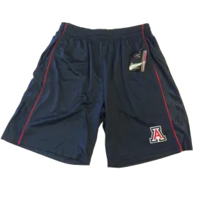 Arizona Wildcats Colosseum Navy & Black Striped Drawstring Athletic Shorts (L)