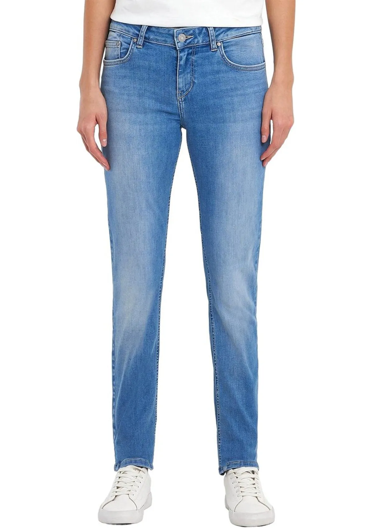 Aspen Y Maisha Mid Rise Straight Jean