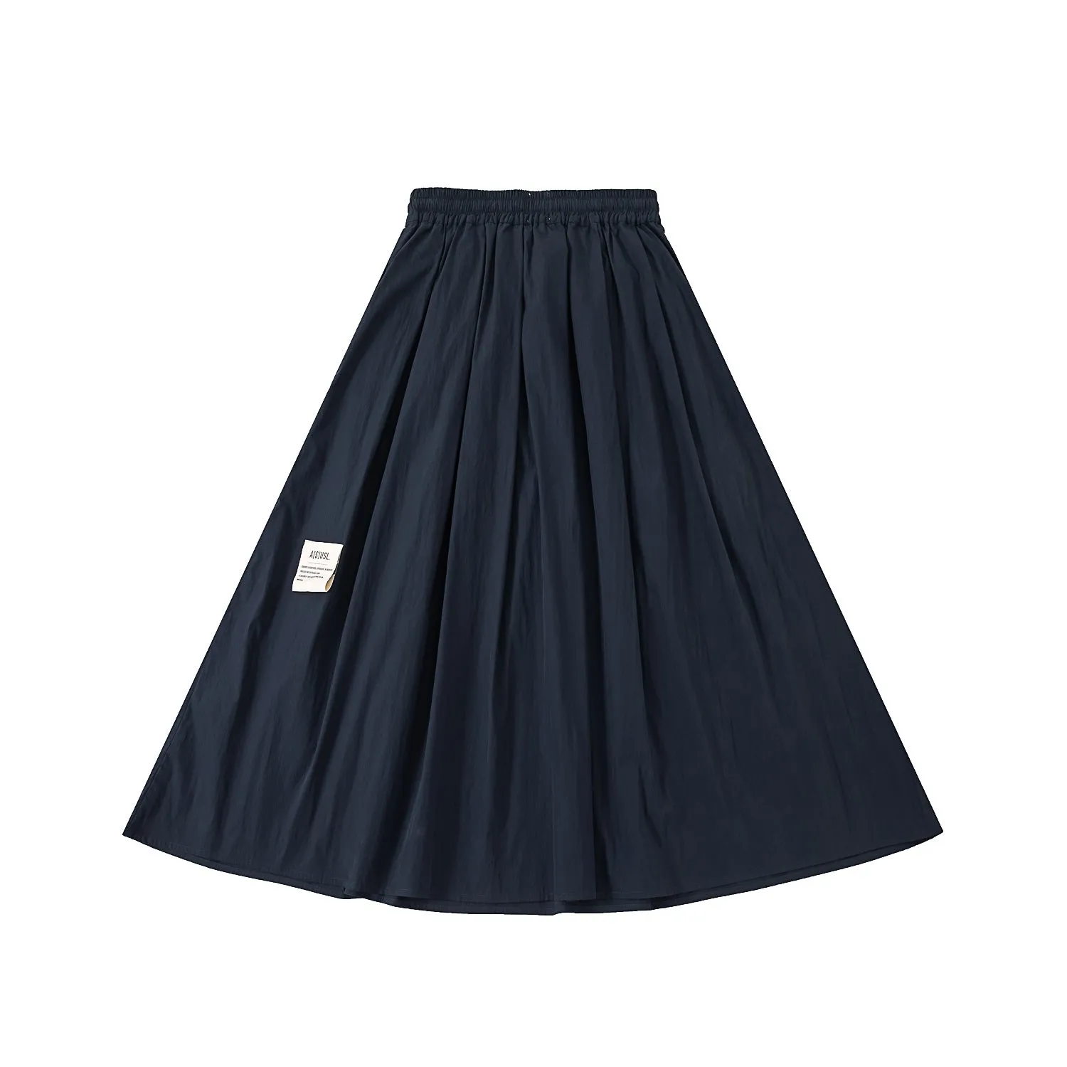 A[S]USL KIDS COTTON NYON FLARE SKIRT-NAVY