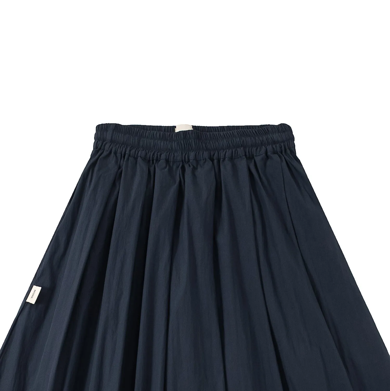 A[S]USL KIDS COTTON NYON FLARE SKIRT-NAVY