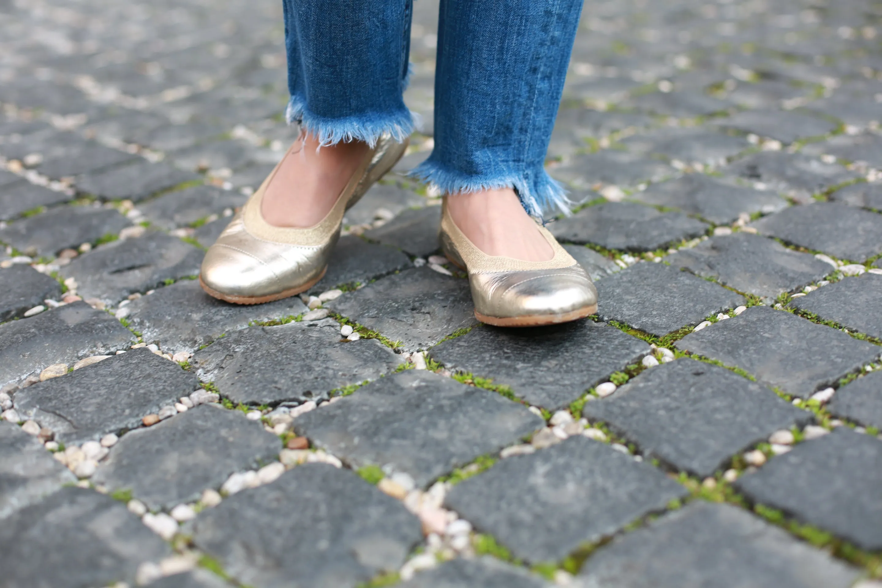 Aurelia - Metallic Gold Ballet Flat