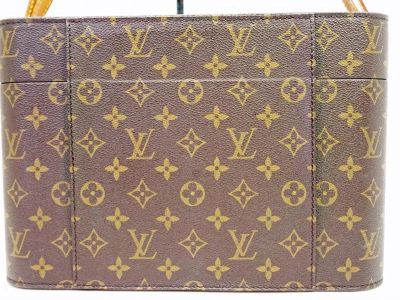 Authentic Pre-owned Louis Vuitton Monogram Train Case Cosmetic Vanity Trunk Case Bag M23570 210014