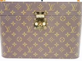 Authentic Pre-owned Louis Vuitton Monogram Train Case Cosmetic Vanity Trunk Case Bag M23570 210014