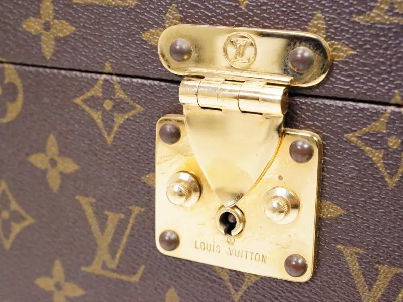 Authentic Pre-owned Louis Vuitton Monogram Train Case Cosmetic Vanity Trunk Case Bag M23570 210014