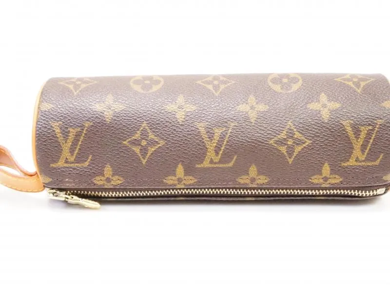 Authentic Pre-owned Louis Vuitton Monogram Trousse Ronde Pen Case Cosmetic Pouch Bag M47630 210978