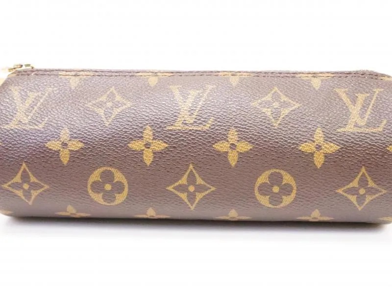 Authentic Pre-owned Louis Vuitton Monogram Trousse Ronde Pen Case Cosmetic Pouch Bag M47630 210978