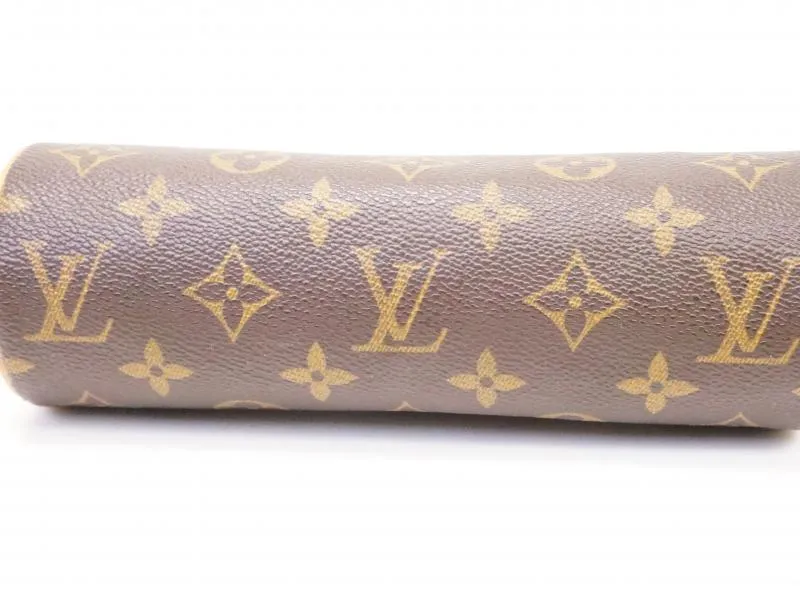 Authentic Pre-owned Louis Vuitton Monogram Trousse Ronde Pen Case Cosmetic Pouch Bag M47630 210978