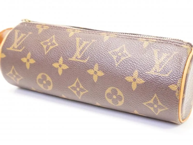 Authentic Pre-owned Louis Vuitton Monogram Trousse Ronde Pen Case Cosmetic Pouch Bag M47630 210978