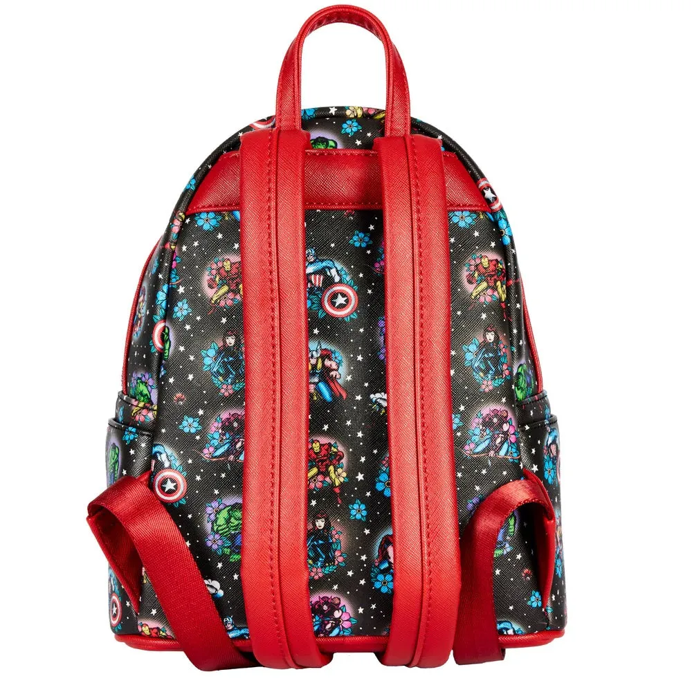 Avengers Floral Tattoo Mini Backpack