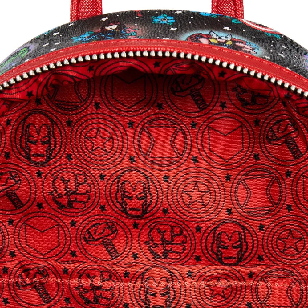 Avengers Floral Tattoo Mini Backpack