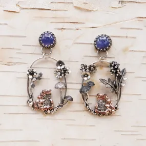 Baby Toadlet Hoop Earrings