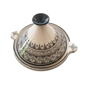 Black and white Tajine Guerza Dialna