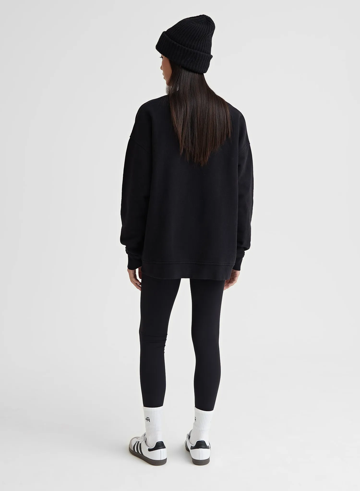 Black New York Embroidered Sweatshirt – Asha