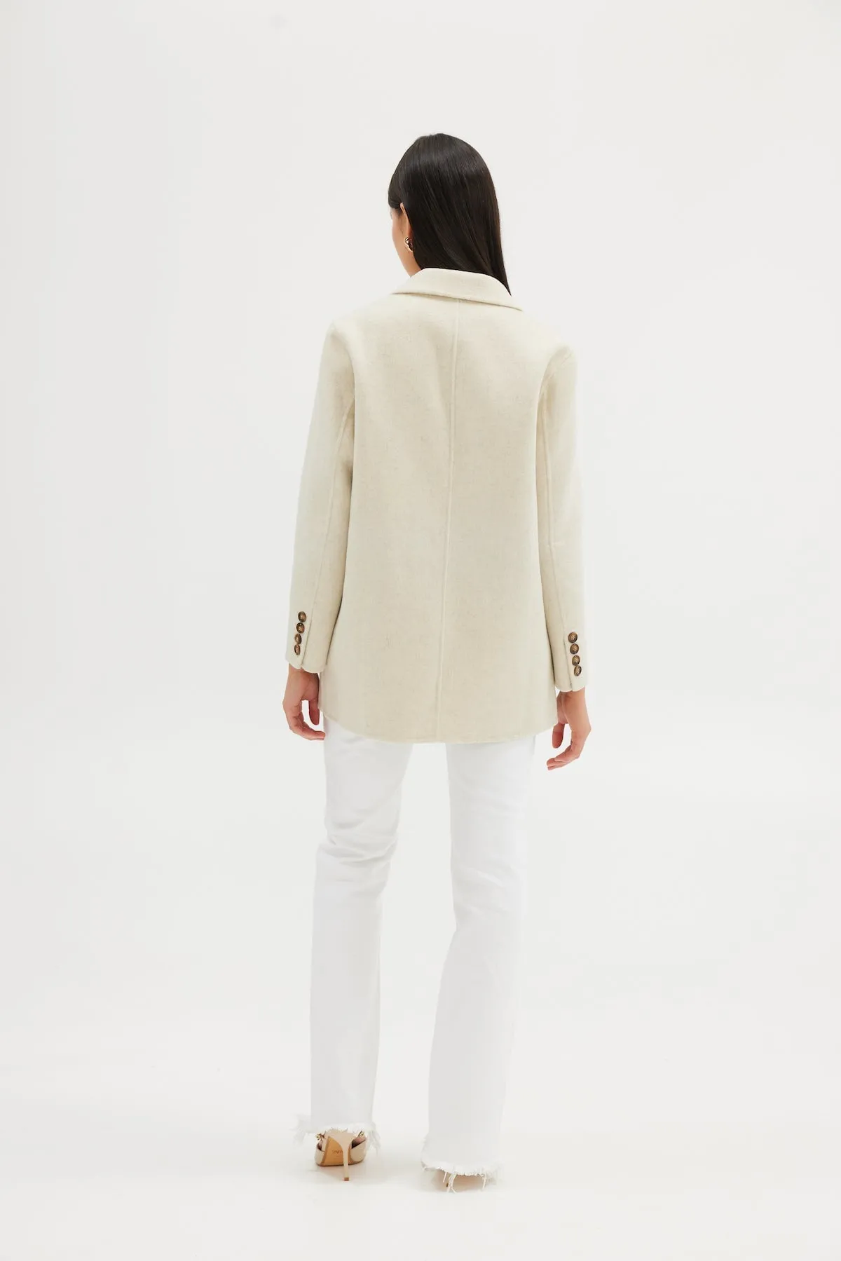 Blair Wool Blazer - Oatmeal