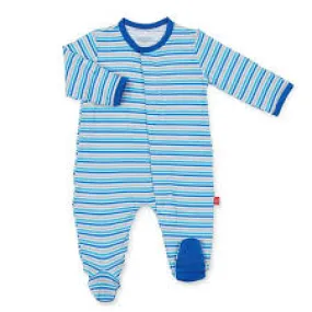 Blue Stripe Globetrotter Modal Magnetic Footie