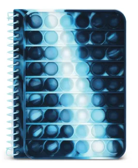 Blue Tie Dye Popper Journal