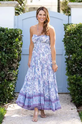 Blue Violet Surfside Maxi Dress