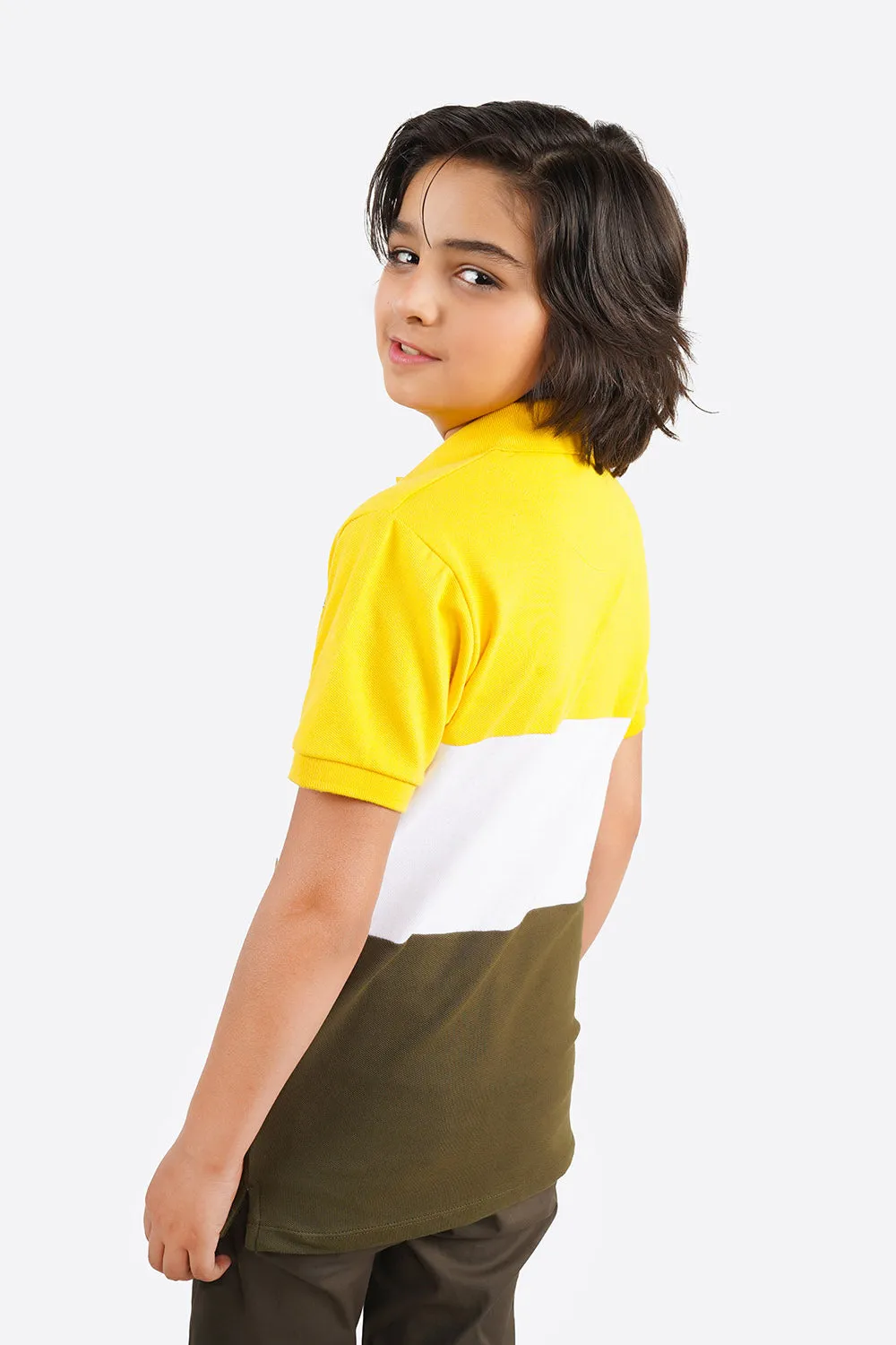 Boy's Short Sleeves Fashion Polo