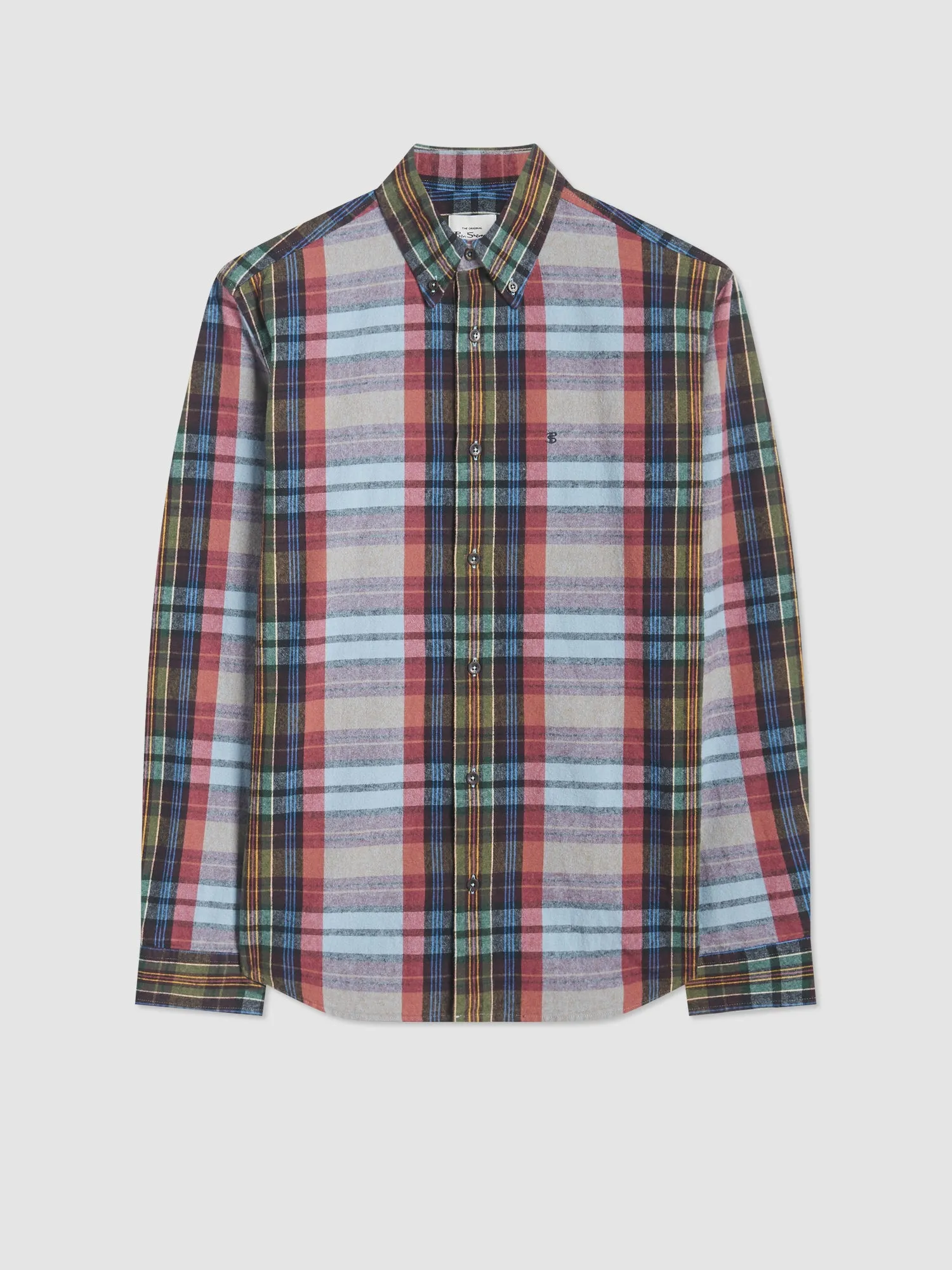 Brushed Multicolour Check Oxford Shirt