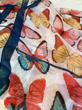 Butterfly  Shawl/Scarf - khaki