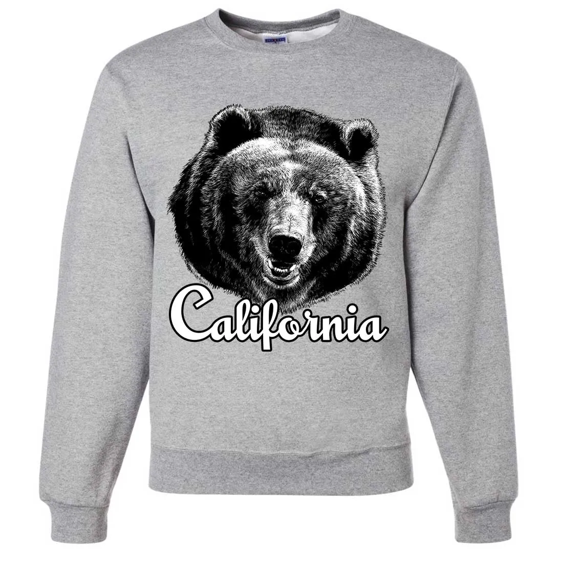 California Grizzly Bear Crewneck Sweatshirt