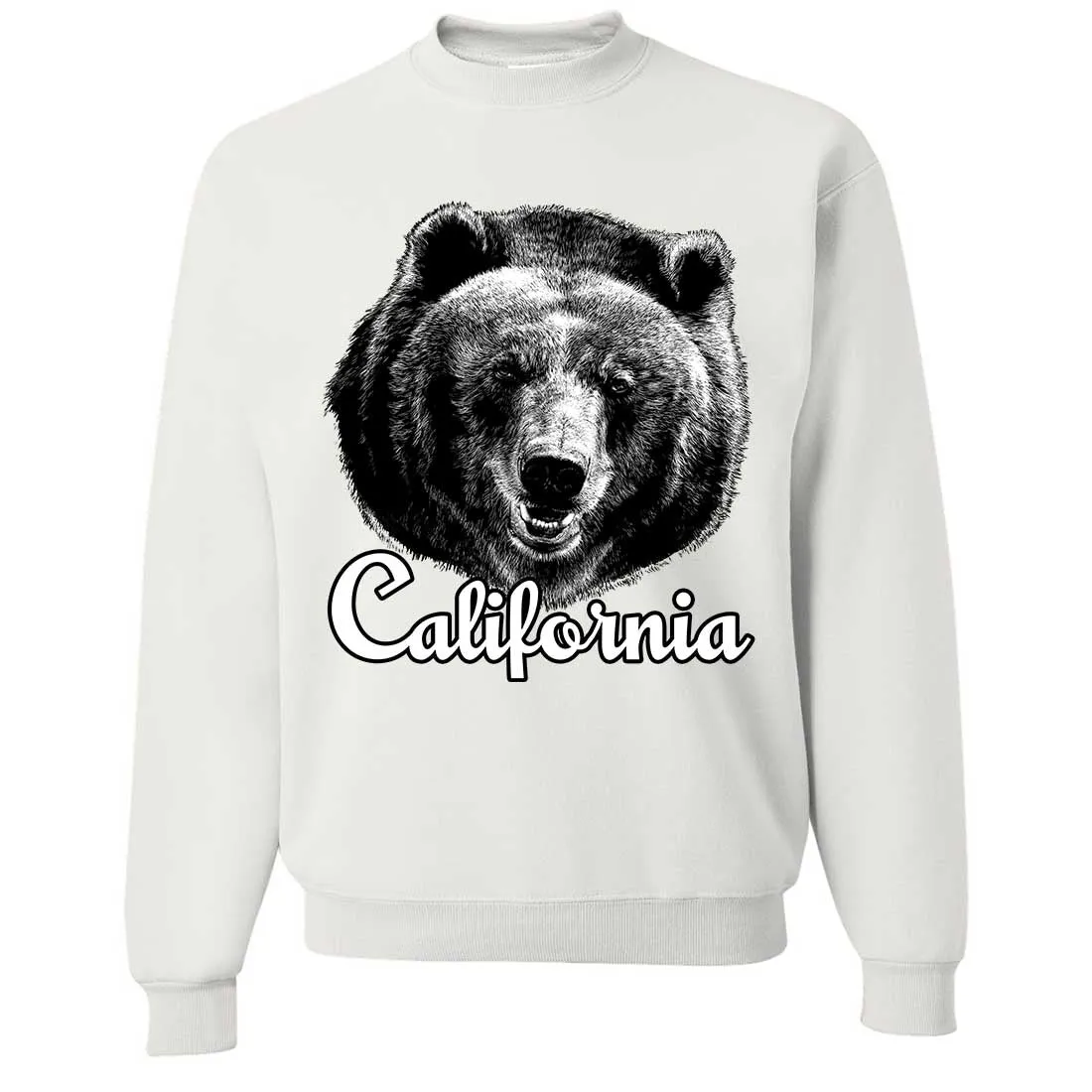 California Grizzly Bear Crewneck Sweatshirt