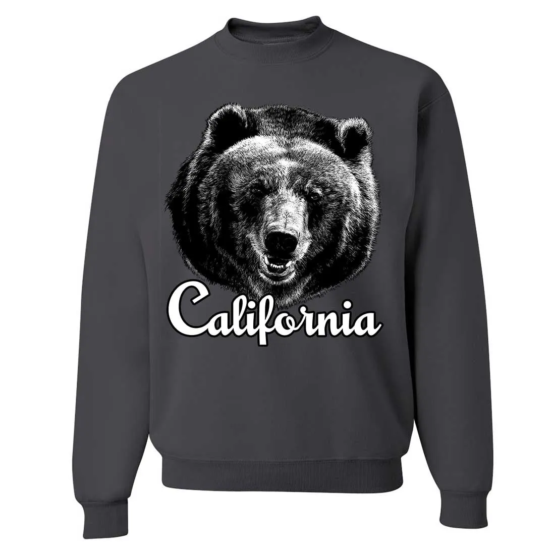 California Grizzly Bear Crewneck Sweatshirt