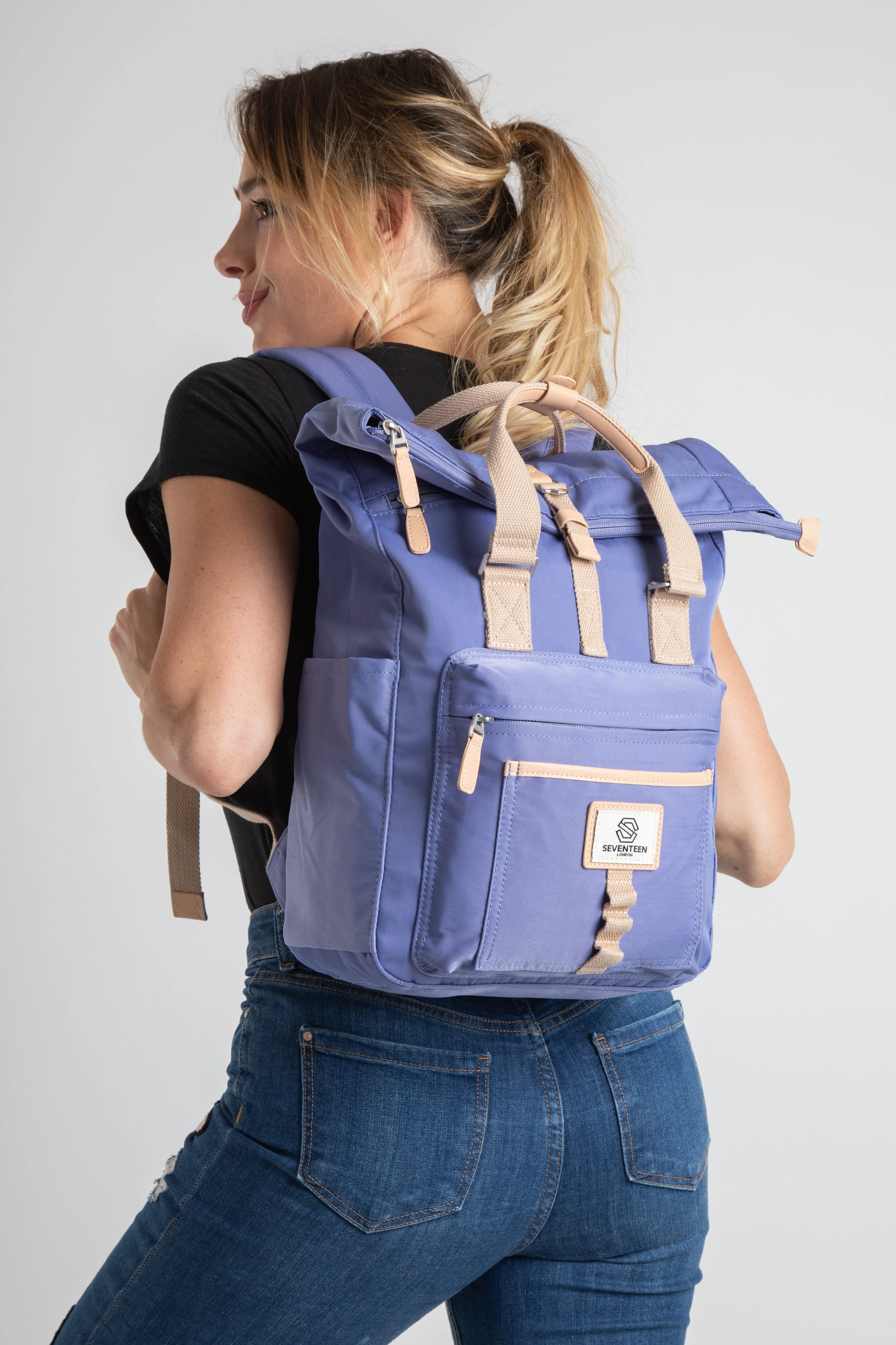 Canary Wharf Backpack - Flax Flower Blue