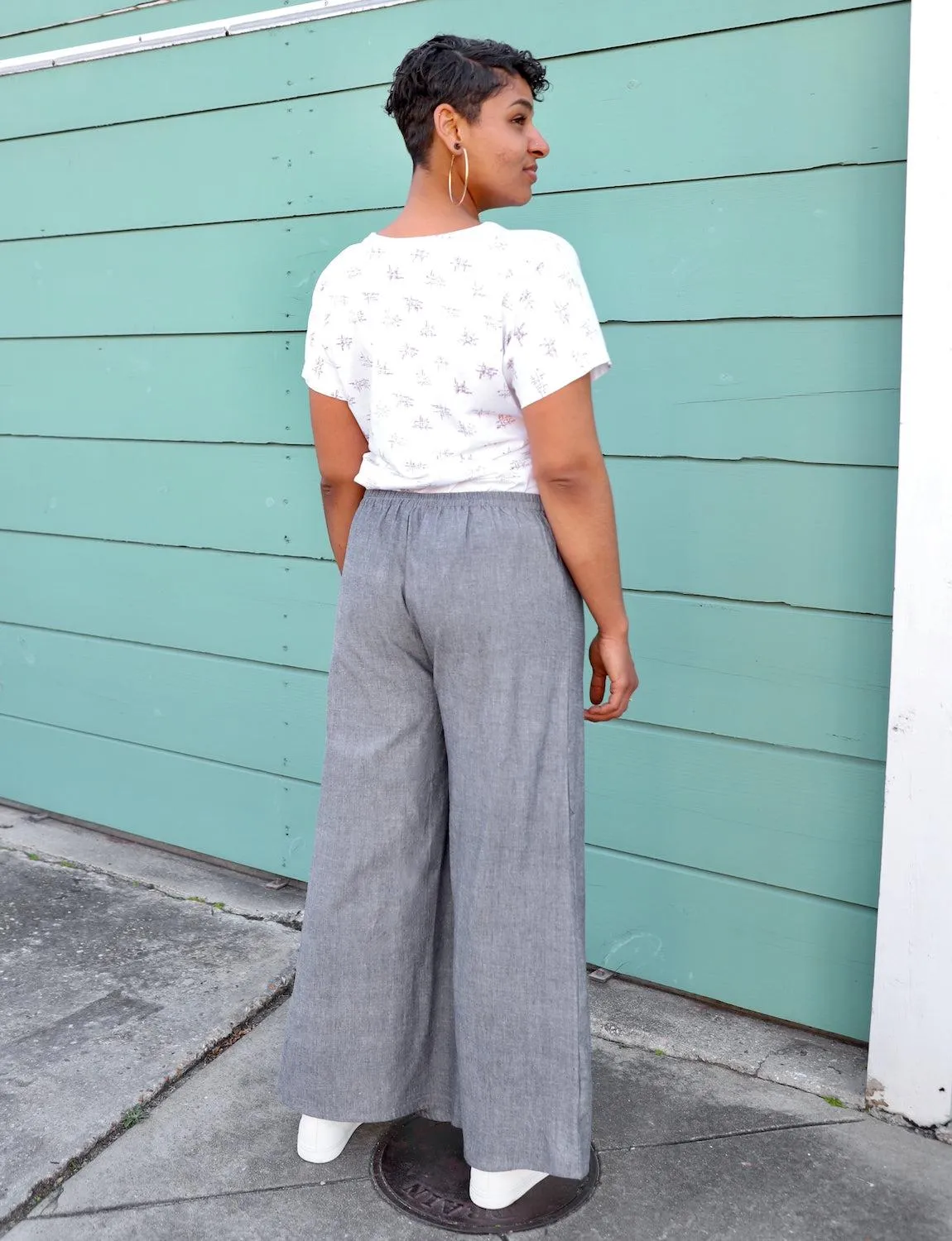 Chambray Pants