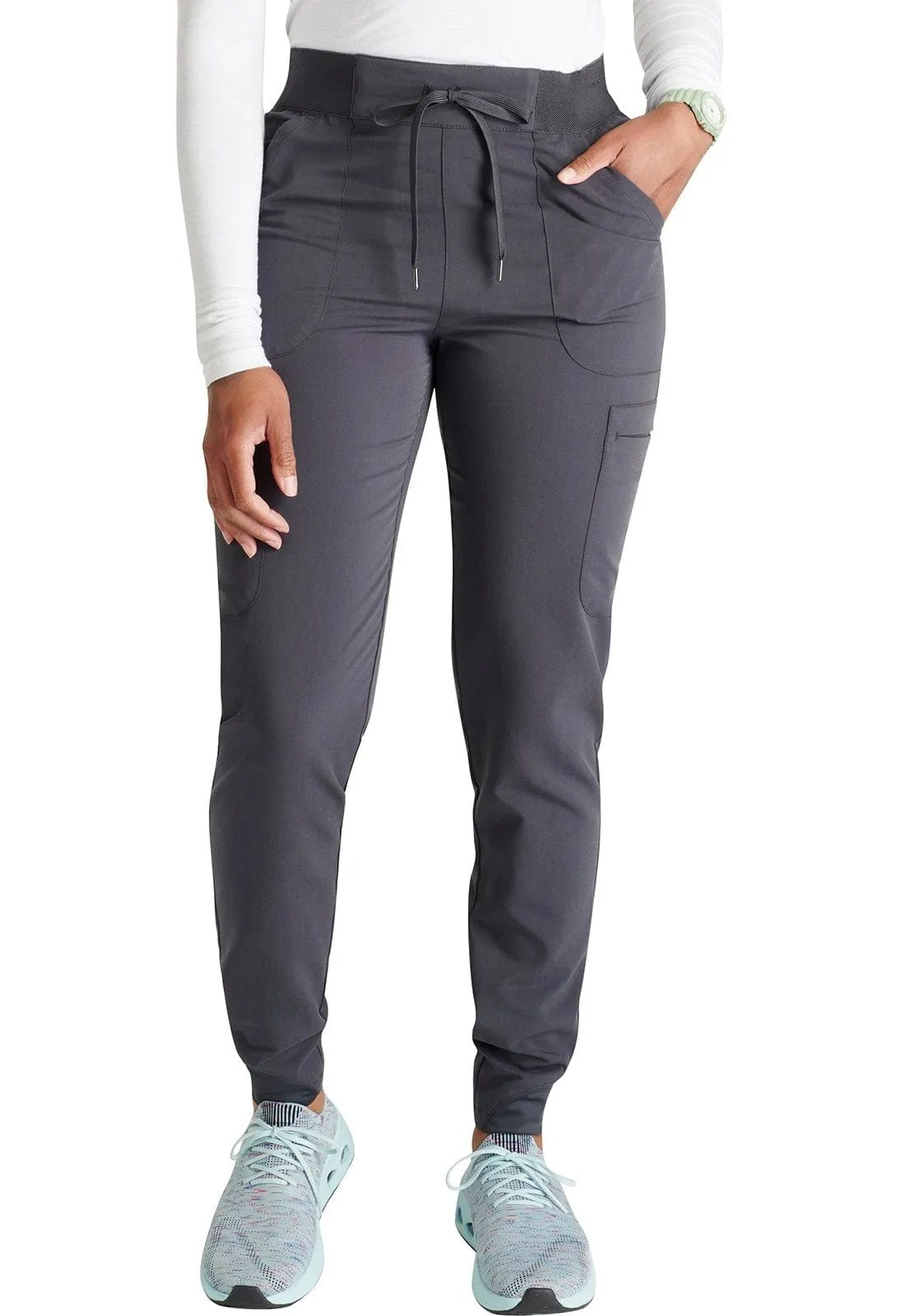 Cherokee Atmos Petite Mid-rise Pull-on Jogger Pant CK138AP